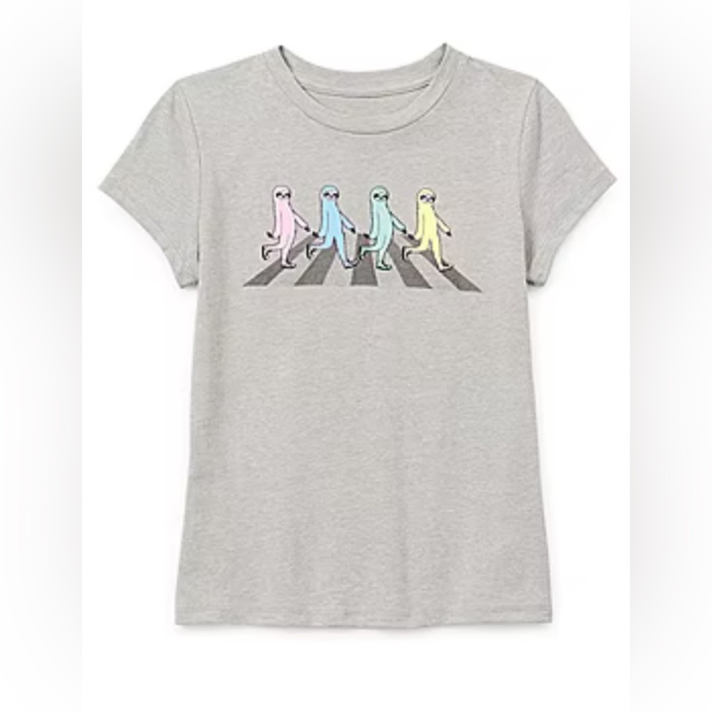 🌹Thereabouts Little & Big Girls Neck Short Sleeve Graphic T-Shirt NWOT